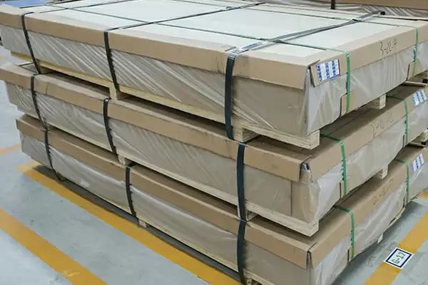 Carbon steel sheet packaging