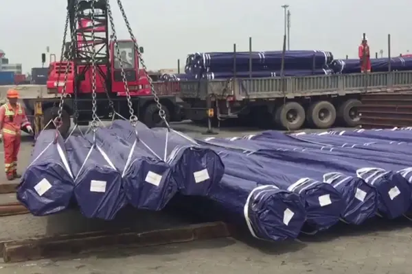 Carbon steel welded Tube packaging