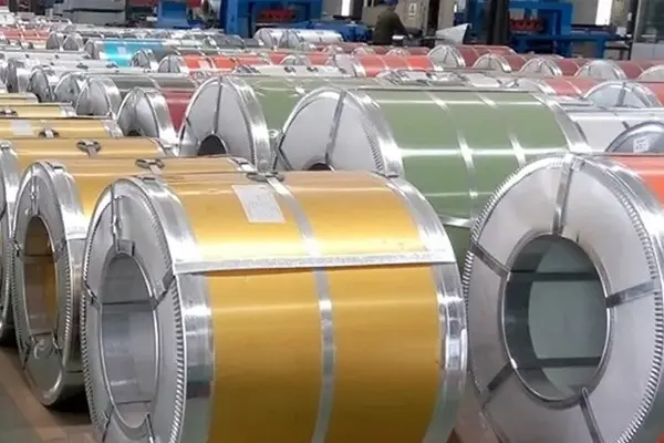 Color-coated stainless steel coils