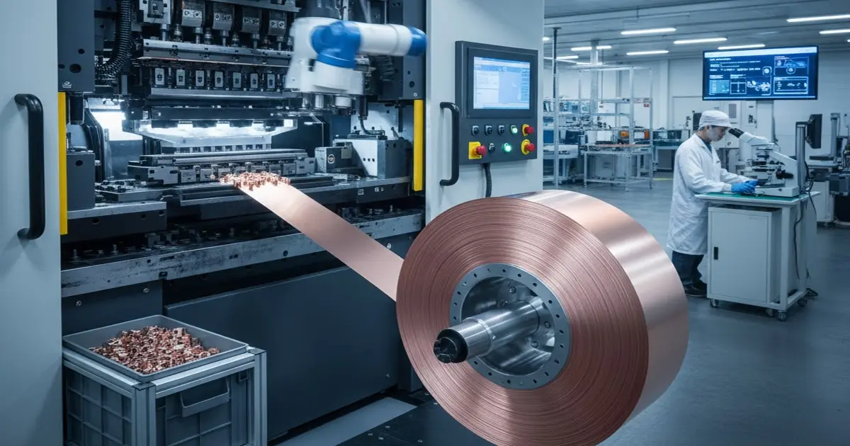 Precision Copper Strip Solutions for EV Battery Management Systems for a Leading German Tier 1 Automotive Supplier