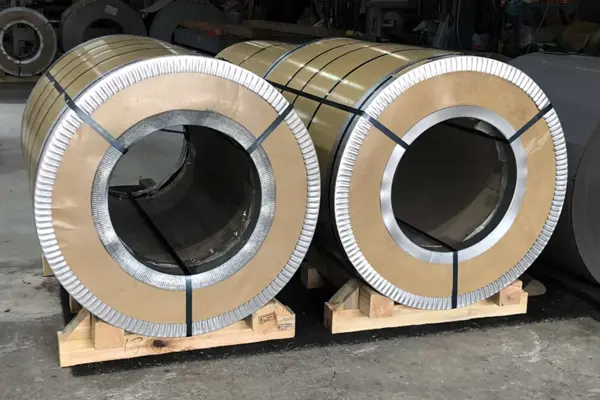 Stainless steel coil packaging