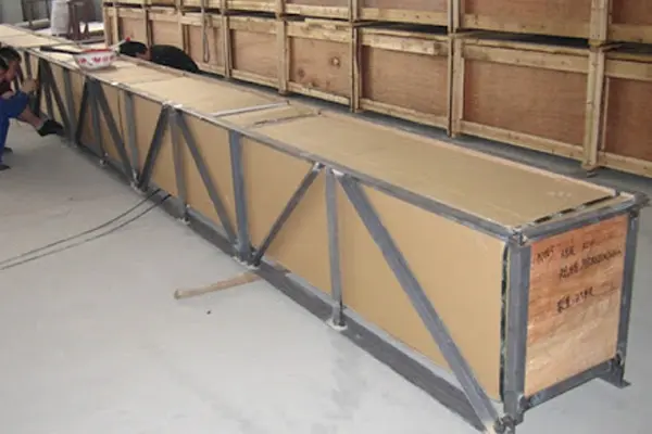 Stainless steel square tube packaging
