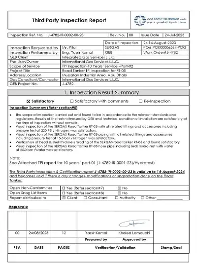 steel test report2