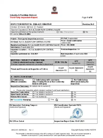 steel test report4